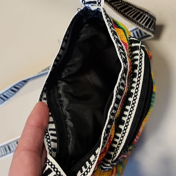 Colorful Little Panama Cross Body Bag. - Picture 5 of 9